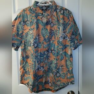 Harley Davidson x Reyn Spooner Hawaiian Shirt XL Anniversary Aloha Orange NWT